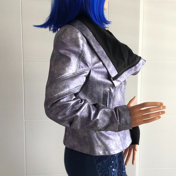 Metallic Moto jacket - Picture 4 of 15